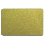 Plastikkort guld Mat 0.76 mm
