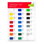 Oracal 451 Farvekort