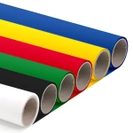 Hotmark Startpakke 6 Farver - Sort, Hvid, R&oslash;d, Bl&aring;, Gul, Gr&oslash;n 50cm*5m