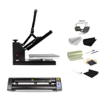 Skilte og tekstiltryk Startpakke &Oslash;konomi med Redsail 70cm Sk&aelig;replotter og Varmepresser