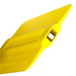 TonnyMag Basic Antistatisk skraber, m / magnet, Gul 10cm (Medium bl&oslash;d)