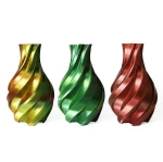 Gold, Green And Red - 3DE Premium - Silky PLA - 1.75mm - 1kg