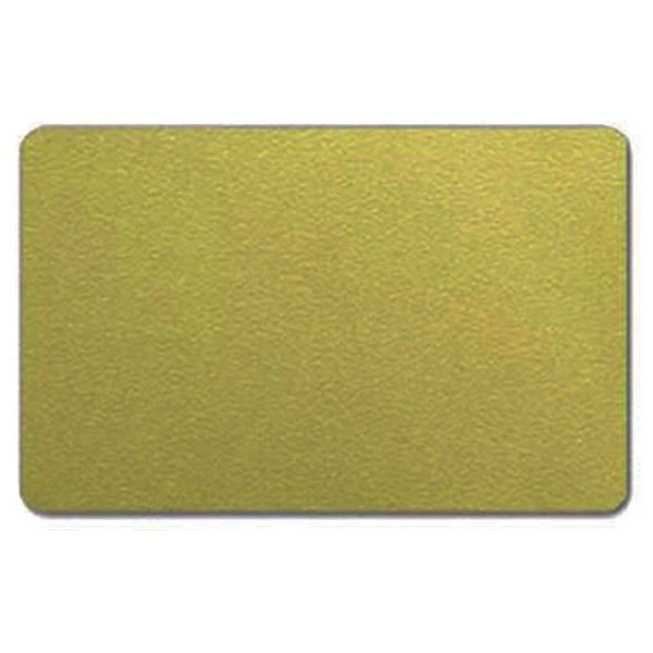 Plastikkort guld Mat 0.76 mm