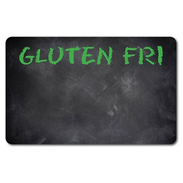 Plastikkort &ldquo;grafit &rdquo; &ndash; Gluten fri
