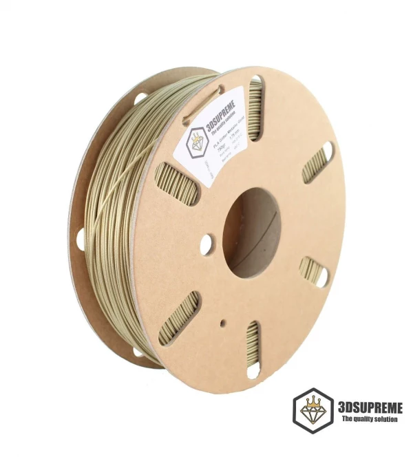 Glitter Metallic Gold PLA PRO Filament 1.75mm - 1kg - 3DE Supreme | Højkvalitets 3D Printmateriale Glitter - Metallic Gold - 3DE Supreme - PLA PRO - 1.75mm - 1kg