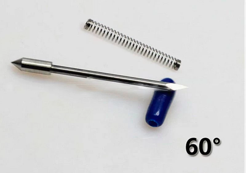 5 stk. Graphtec knivpakke til sandblæsningsfolie - høj kvalitet og lang levetid 5 stk. knivpakke, Graphtec kniv til Sandblæsnings 0.9mm folie 60º, offset 0.75mm - til 1,5mm knivholder