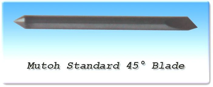 5 stk. Mutoh Standard Knive 45º - Erstatningsknive til Skæreplottere 5 stk. knivpakke, Mutoh Standard knive 45º, offset 0.50mm