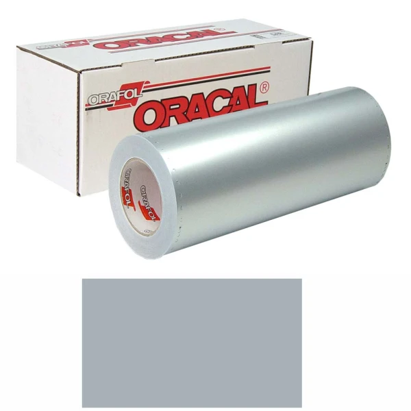 Oracal 351-002 Matt Chrome Vinyl - Durable 1 Year Indoor & Outdoor Film Oracal 351-002 Mat Krom - Matt Chrome