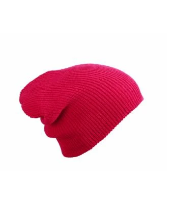 MYRTLE BEACH Casual Oversize Hæklet Hue - Håndlavet, Fleecebånd Indvendigt MYRTLE BEACH CASUAL OUTSIZED CROCHETED CAP