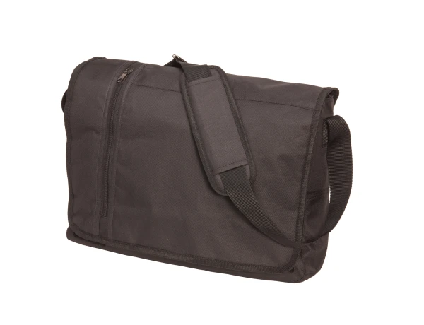 Messenger Bag - Polstret Skuldertaske med PC Lomme, Snørretræk & Lynlåslommer MESSENGER BAG