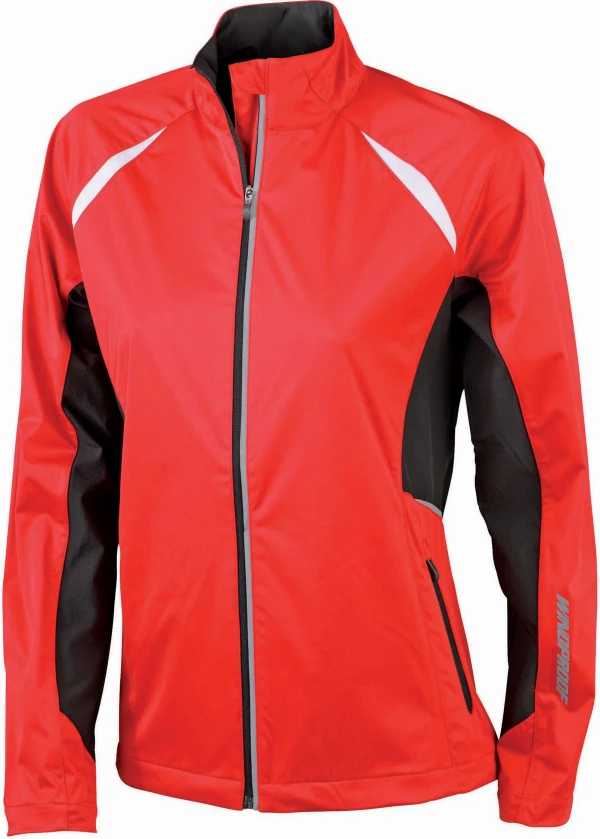 JAMES & NICHOLSON Vindtæt Dame Sportsjakke - Åndbar og Hurtigtørrende JAMES & NICHOLSON LADIES' SPORTS JACKET WINDPROOF