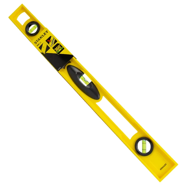 Stanley vaterpas 60cm - Perfekt til præcis ophængning af skilte Stanley vaterpas 60cm