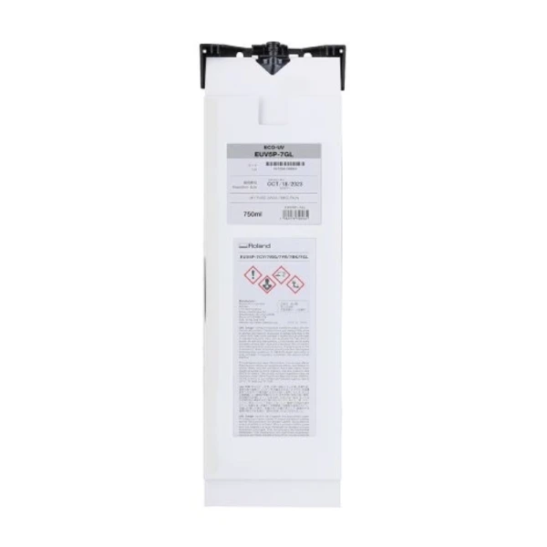 EUV5P-7GL - UV blæk 750ml - Gloss Blækpatron til Roland UV Printer EUV5P-7GL - UV blæk 750ml - Gloss