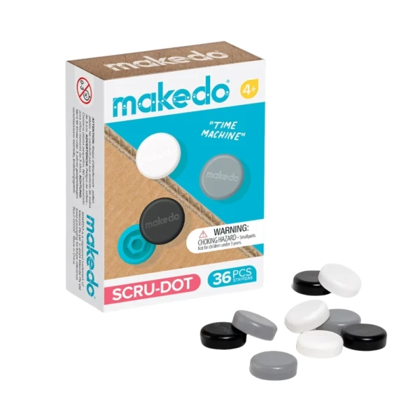 MAKEDO SCRU-DOT Time Machine – kreativt byggesæt MAKEDO SCRU-DOT Time Machine