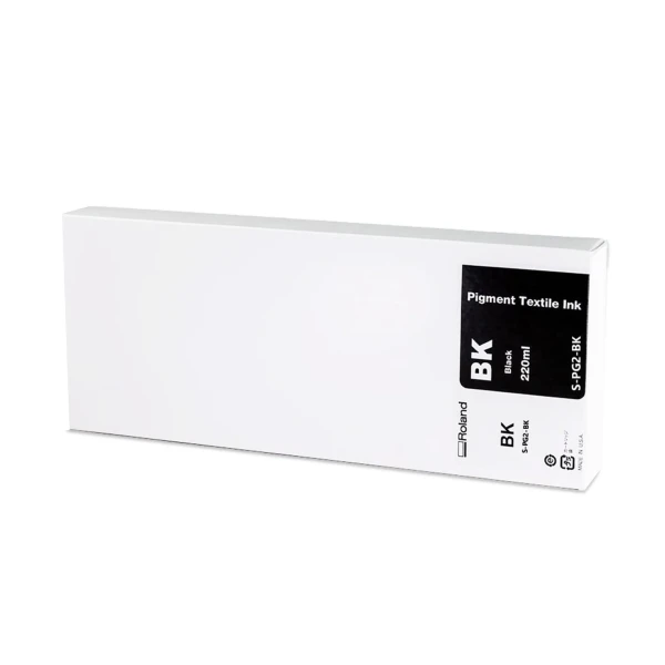 Roland Direct-to-film Blæk S-PG2-2BK 220ml Sort - Original Blækpatron Roland - Direct-to-film blæk - S-PG2-2BK - 220ml - Sort