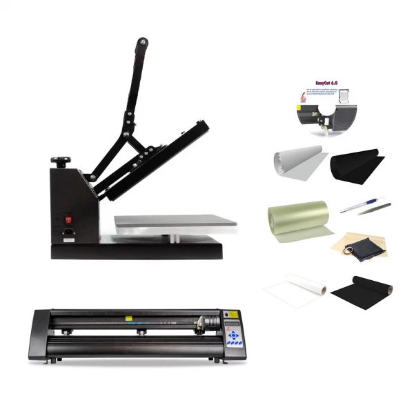 Skilte og tekstiltryk Startpakke Økonomi med Redsail 70cm Skæreplotter og Varmepresser Skilte og tekstiltryk Startpakke Økonomi med Redsail 70cm Skæreplotter og Varmepresser