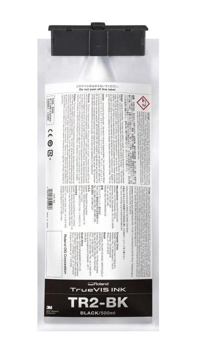 Original Roland VG3 Blækpatron - TrueVIS TR2 500ml Sort TrueVIS TR2 - 500ml - Sort