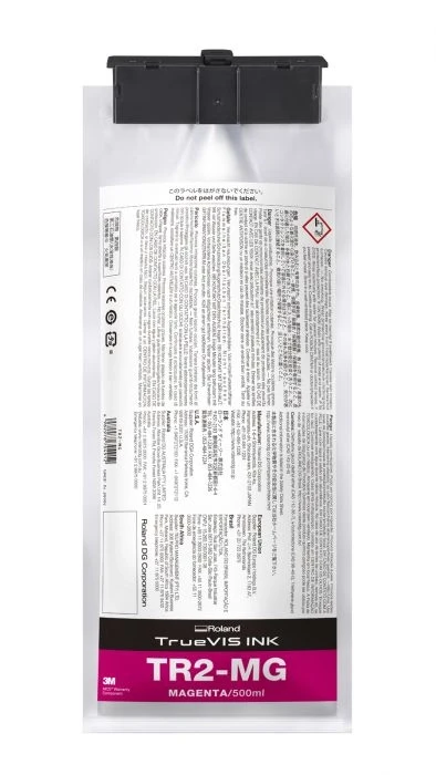 TrueVIS TR2 Magenta Blækpatron 500ml - Original til Roland VG3 TrueVIS TR2 - 500ml - Magenta