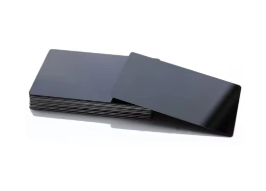 Metal Visitkort - 50 STK - Sort