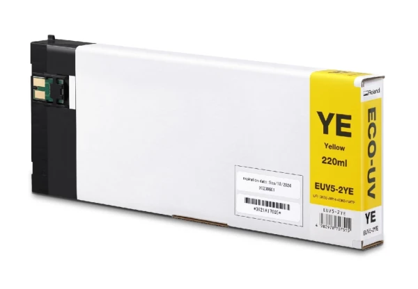 EUV5 UV blæk 220ml gul blækpatron til Roland BD-8/12 EUV5 - UV blæk 220ml - Gul
