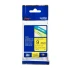 Brother original TZe621 tape &ndash; sort p&aring; gul, 9 mm bred
