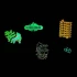 STAHLS' CAD-CUT Glow Tekstilfolie - Neon Yellow - 101
